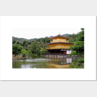 Kinkaku-ji - Temple Of The Golden Pavilion Posters and Art